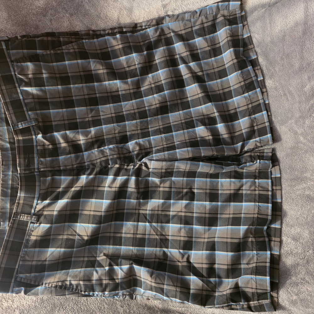 Hogan Black and Blue Plaid Boxers